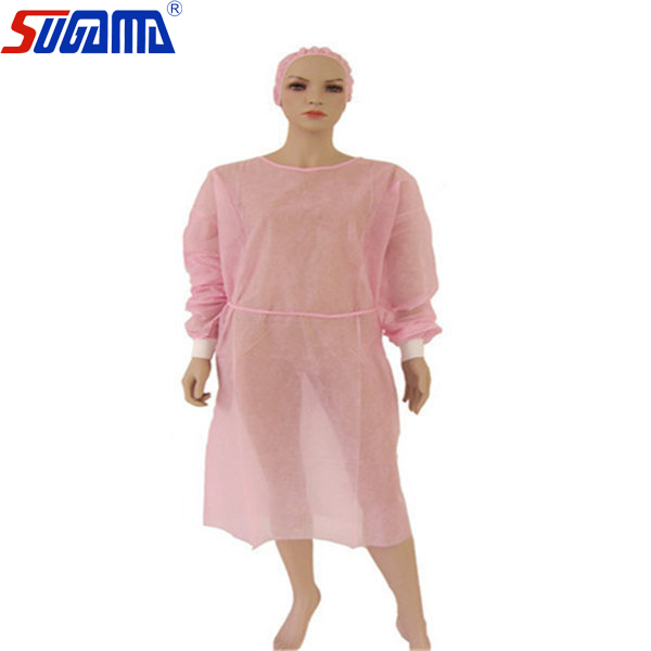 Custom Logo Woven Dental Clinic Hospital Patient Medical Surgical Gown
