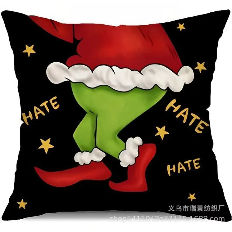Merry Grinch Pillows Decor 5