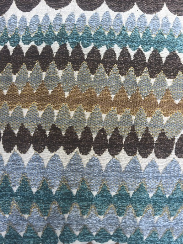 Aqua Water Drops Chenllie jacquard Cushion Coverwoven Pillow Cover