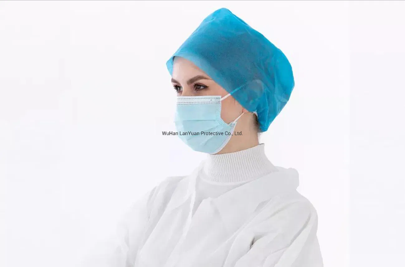 Factory Price Non-Woven Doctor Operating Room Surgeon Hat Surgical Cap