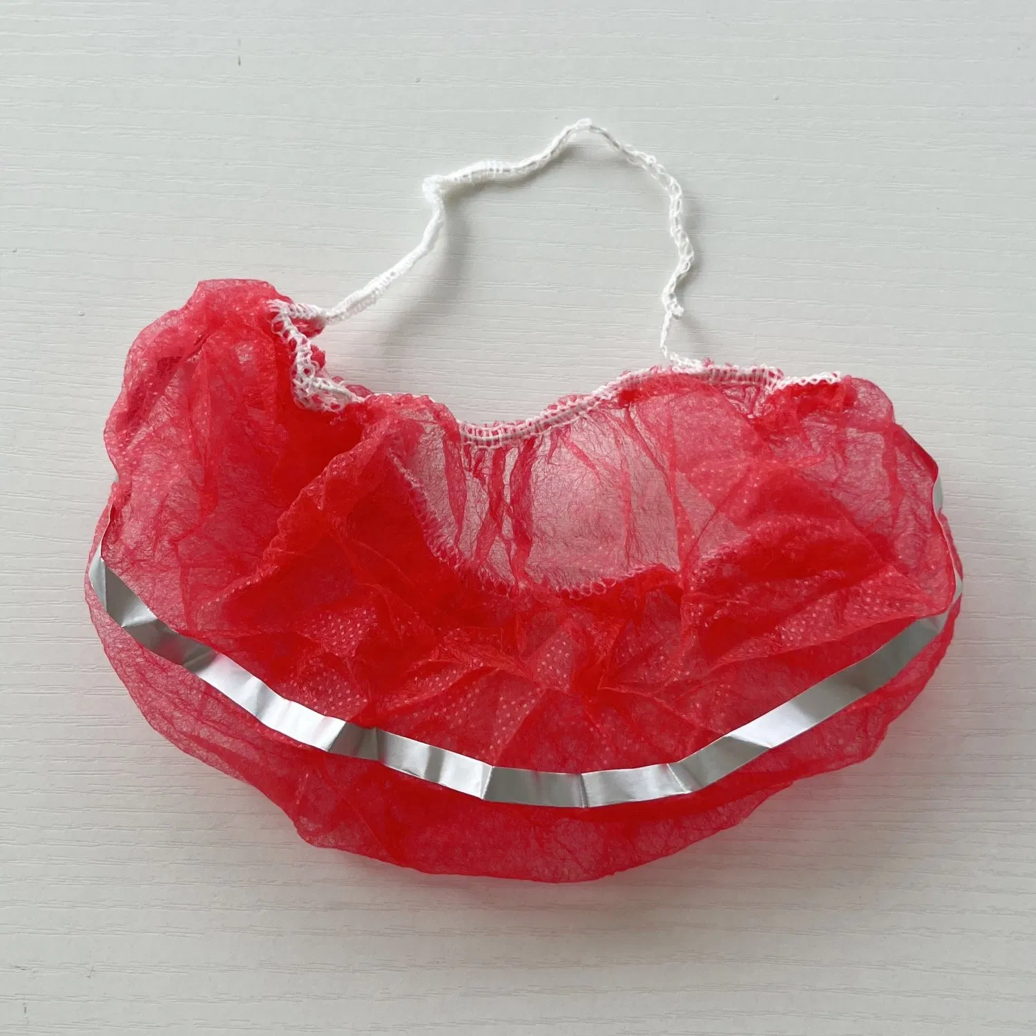 Beard Covers with Metal Detectable Aluminium Foil Strip