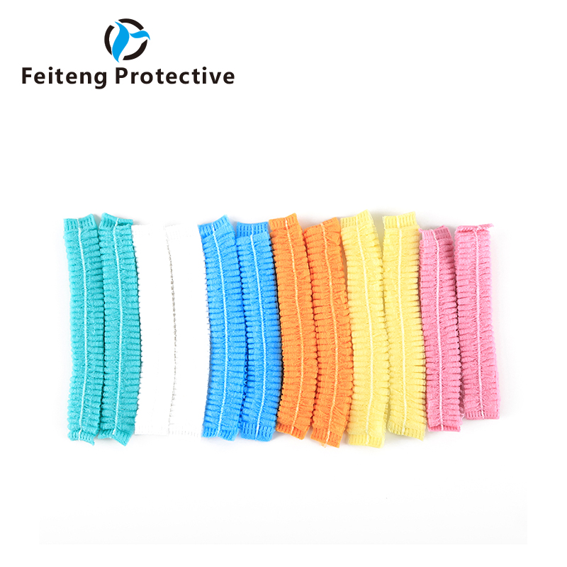 Disposable Anti-Dust Single/Double Elastic Customized Bouffant Head Cover Nurse Mob Mop Cap Charlotte Clip Cap