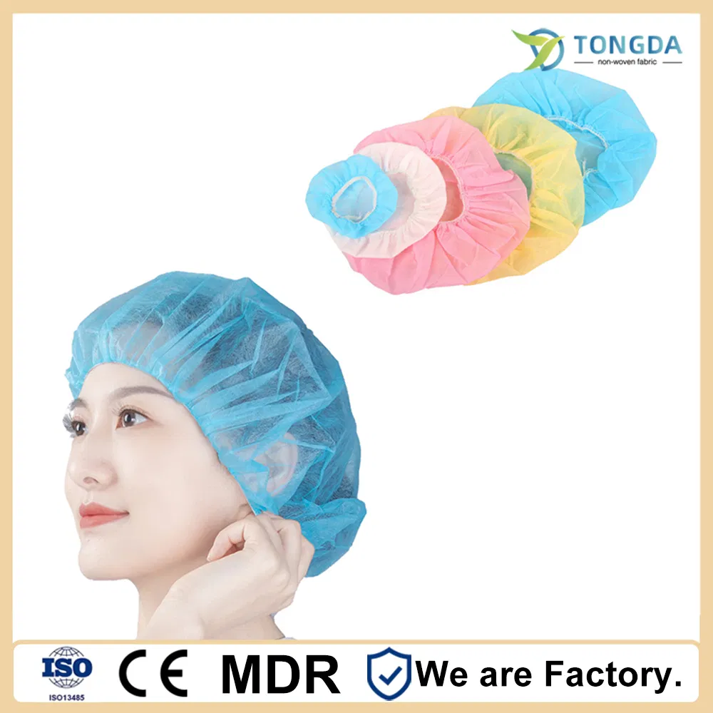 Health Care Factory OEM Customized Sanitary Surgical Nurse cap Disposable Bouffant Cap