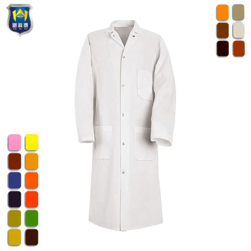 Unisex Staff Uniforms Designs Doctor White Lab Coat