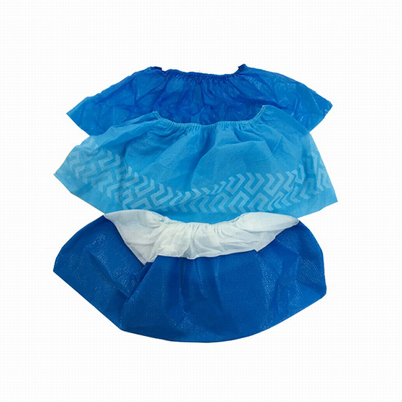 Disposable Nonwoven Antistatic Waterproof CPE Plastic Surgical Medical Non-Slip Protectors Boot Shoe Cover for Hospital Daily Protection