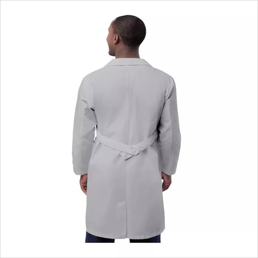 Green Cotton Medical Hospital Workwear Long Sleeves Unisex Lab Coat