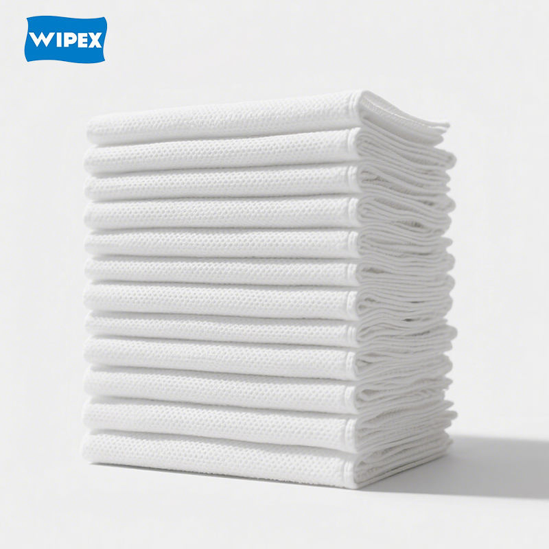 Wipex 70X140cm Viscose Bath Towels Biodegradable White Disposable Bath Towels Body Salon SPA Disposable Shower Towel