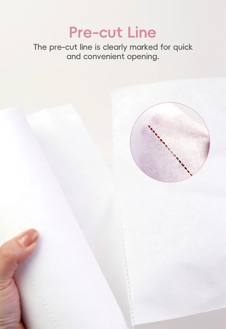 100% Disposable Face Towel for Daily Use