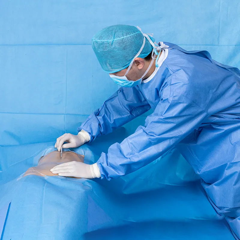 Disposable Sterile C-Section Surgical Drape 1