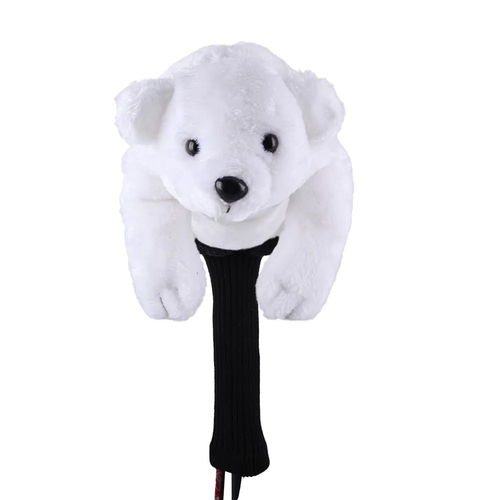 Animal Golf Club Head Protective Cover Soft Fleece Golf Head Cover for 460cc No. 1 Driver Wood Golf Head Protection Sleeve