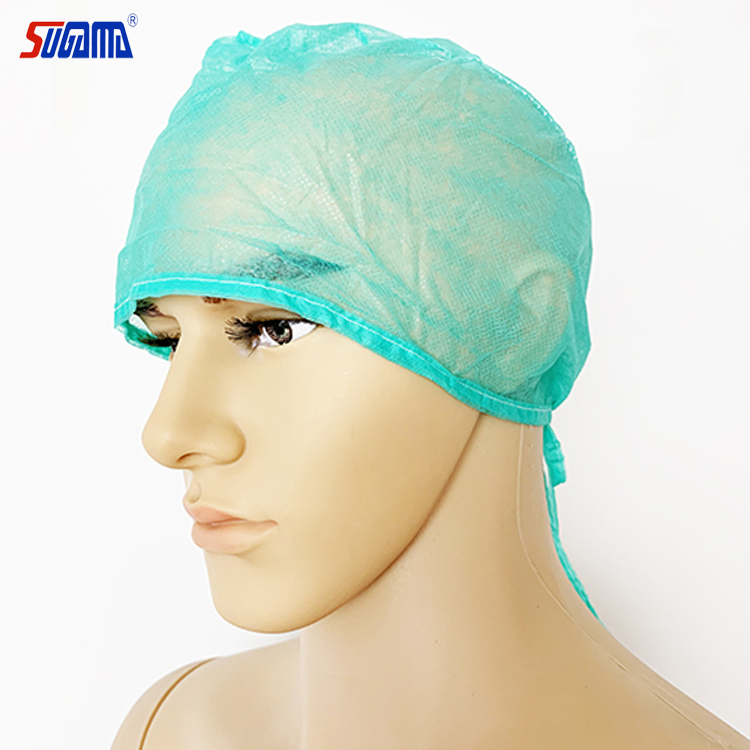 China Manufacturer Disposable Hospital Doctor Surgeon Cap