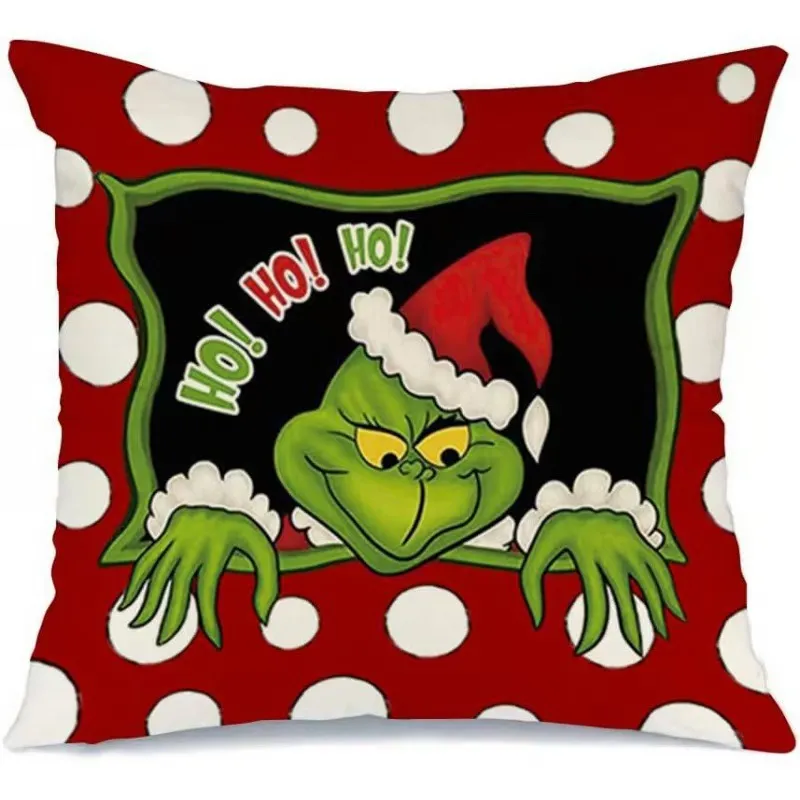 Merry Grinch Pillows Decor 6