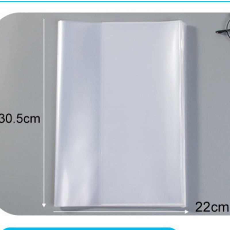 Wholesale Transparent PVC Cover Rubber Sleeve Notebook Student Protective Book Cover