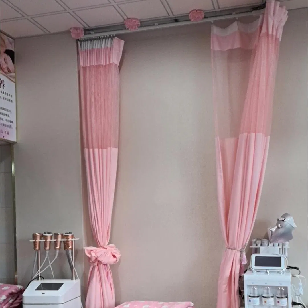 Hospitals Antibacterials Waterproof Flame Retardant Polyester Medical Curtain Track Anti-Bacteria Hospital Curtains