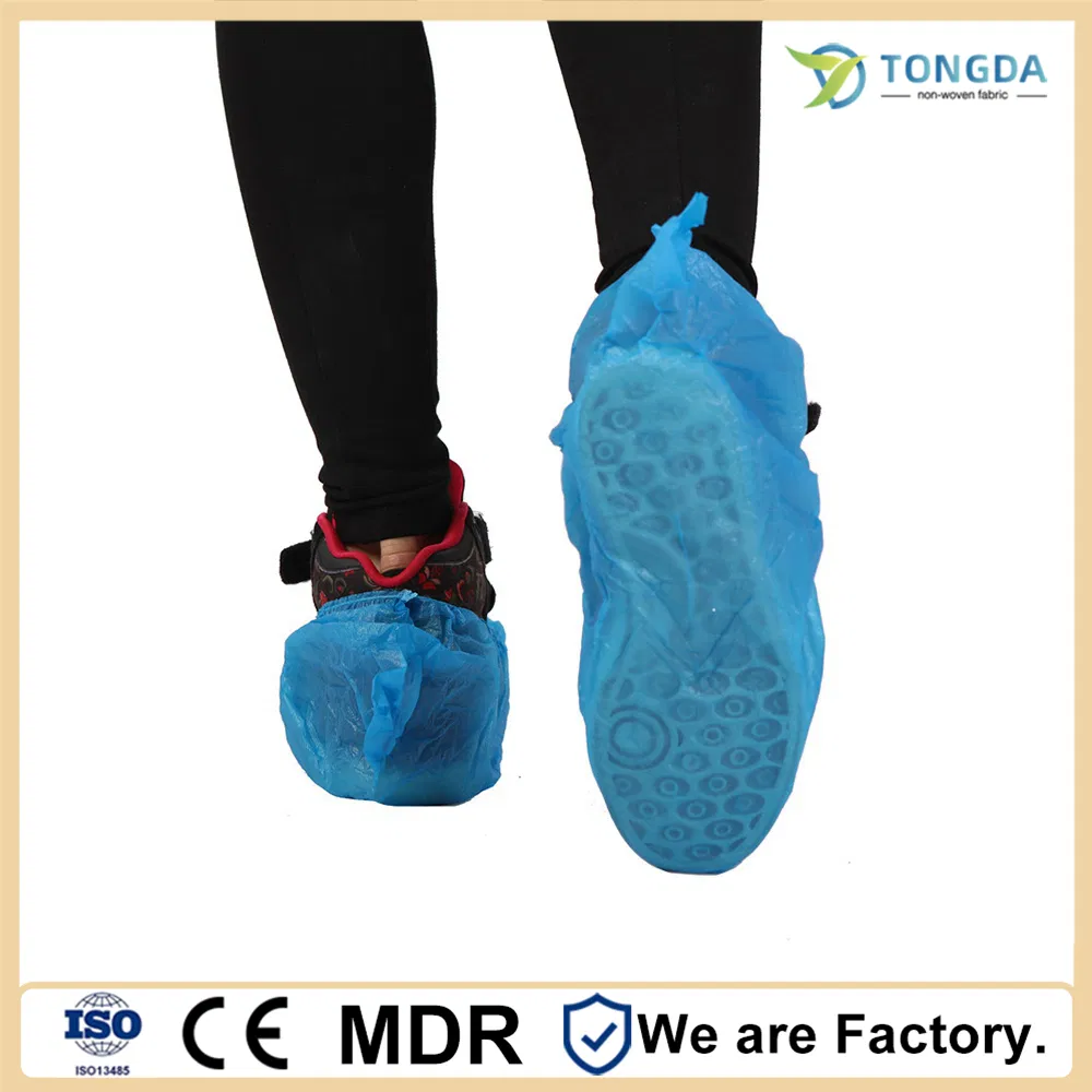 disposable CPE shoe cover waterproof Plastic overshoes delivery within 24 hours