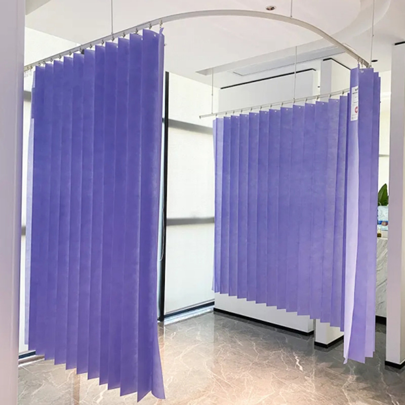 Esun Blue Non-Woven Fabric Medical Flame Retardant Hospital Partition Curtain