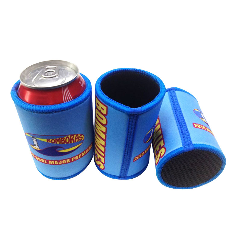 Logo Sublimation Custom Wholesale Collapsible Neoprene Beer Can Cooler Sleeve Stubby Holder Covers