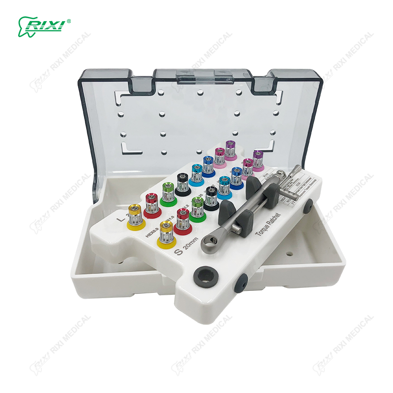 Universal Rixi Torque Wrench Kit for Dental Implant Procedures