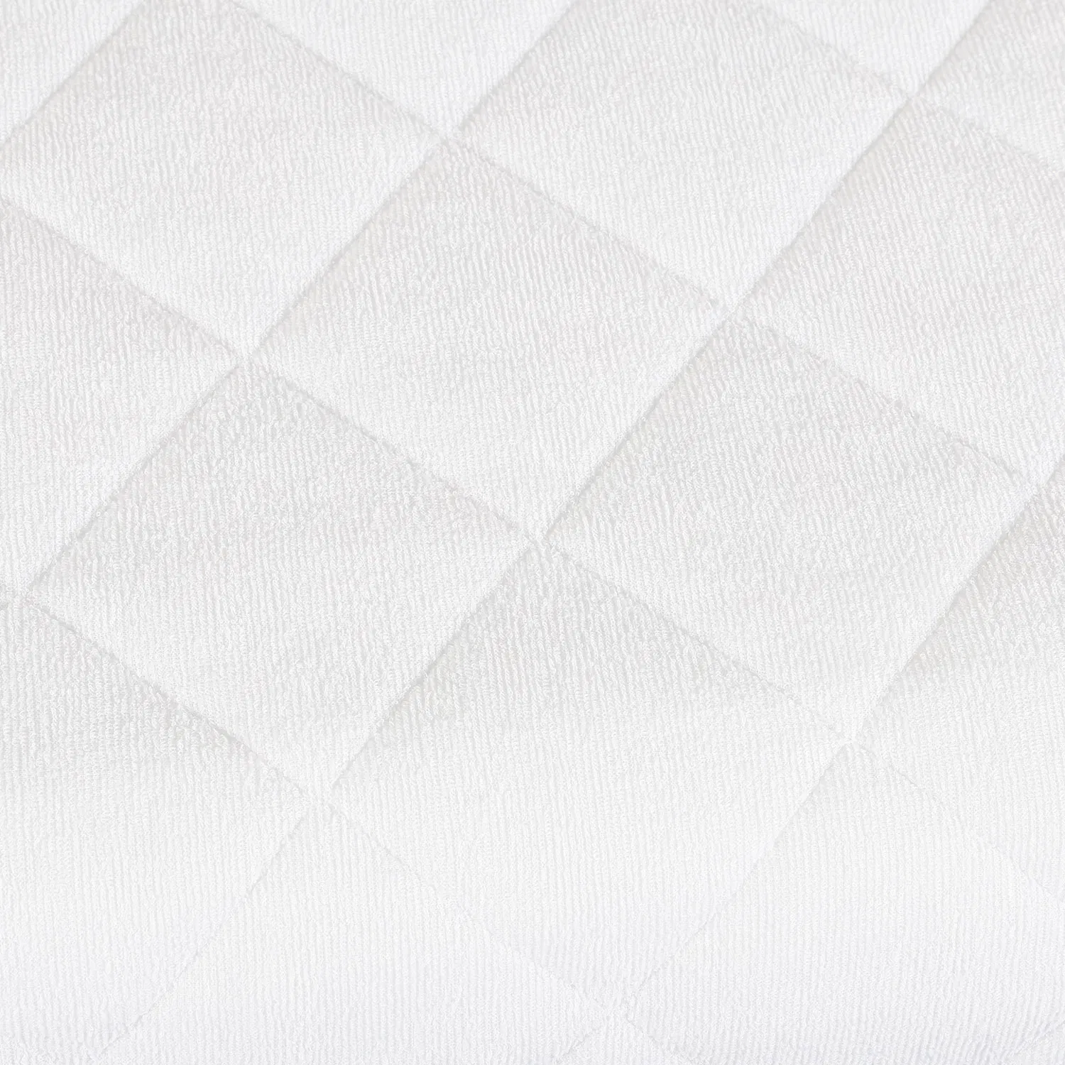 Wholesale Quilted 100 Polyester Cotton Terry Mattress Protector Cover Pad Topper with TPU Lamination for Home