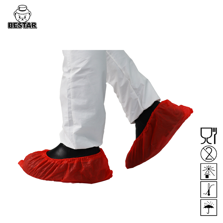 Good Service Plastic Bestar Heavy Duty Colorful CPE Shoe Cover Disposable Overshoe