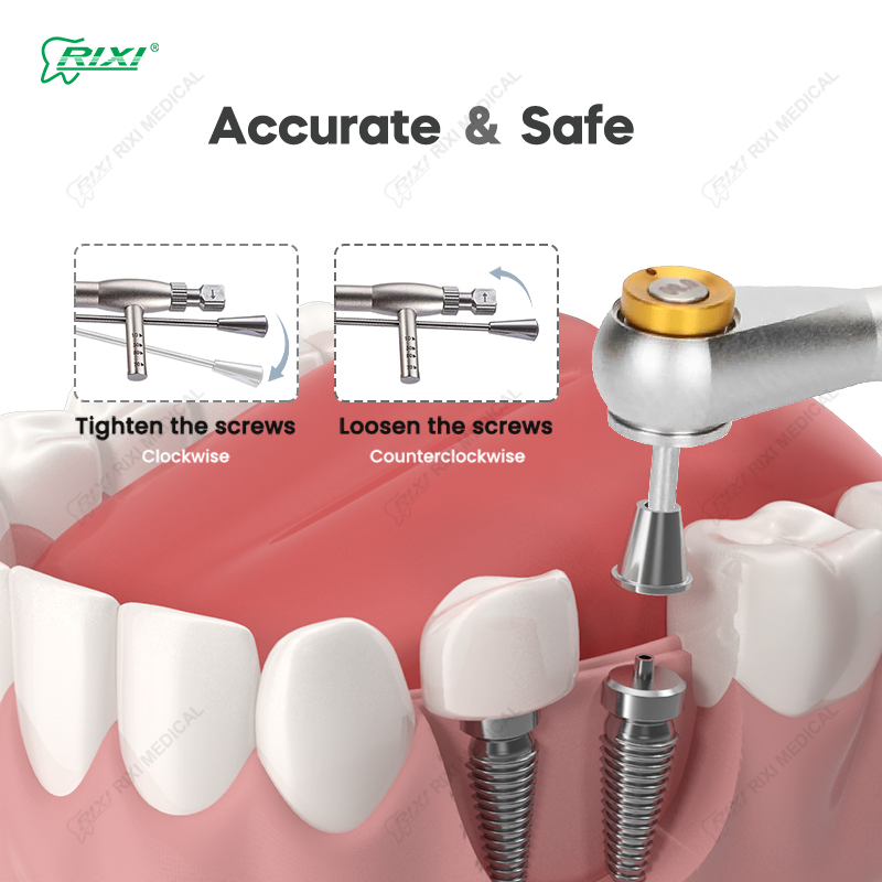 Universal Rixi Torque Wrench Kit for Dental Implant Procedures