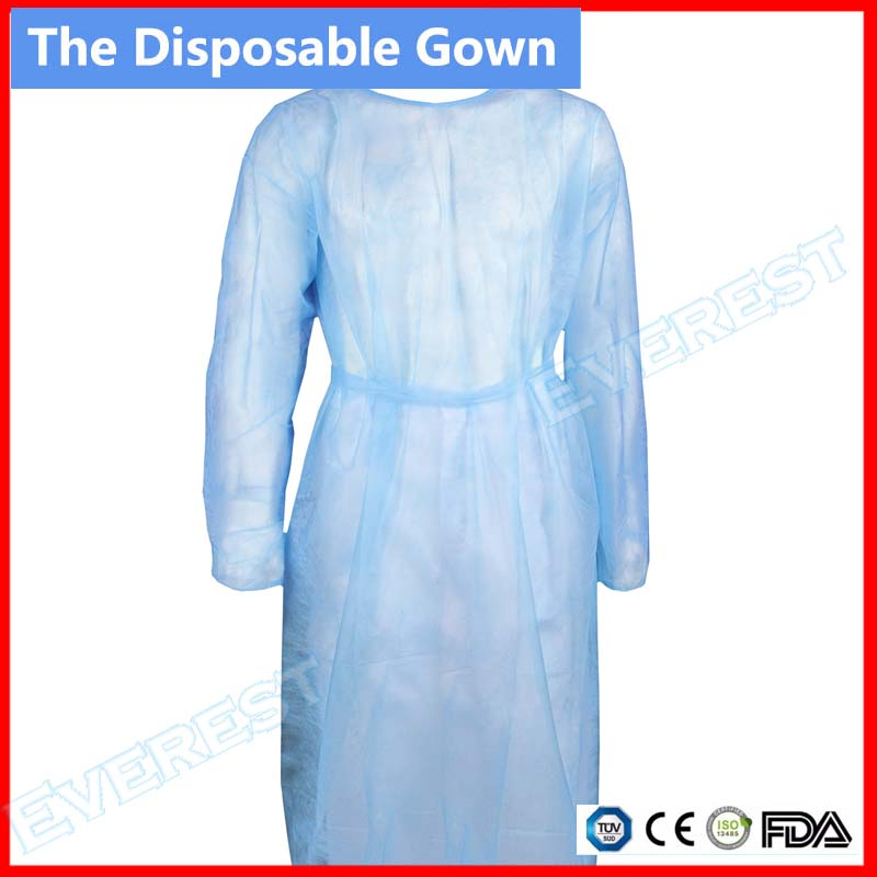 Long Sleeve Disposable Examination/Patient Gown