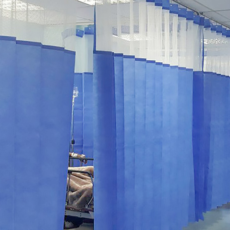 Esun Disposable Medical Privacy Mesh Partition Ward Hospital Partition Cubicle Curtains in Emergency Room