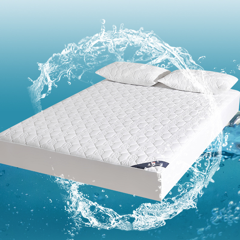 Pure Color All-Round Breathable Antibacterial Waterproof Urine-Proof Home Mattress Protector