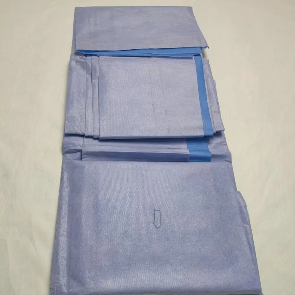 High Quality Disposable Non-Woven Surgical Drape Medical Supply Sterile Dust-Proof Surgical Drape with CE Certification