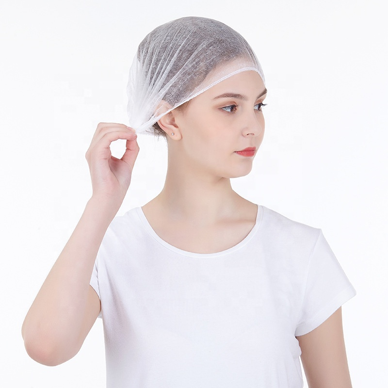 High Quality Medical Disposable PP Non Woven Clip Cap Mob Cap Strip Elastic Bouffant Cap for Nurse/Doctor