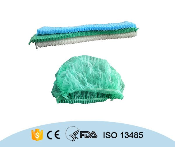 Disposable Nonwoven Bouffant Cap Medical Hair Cap
