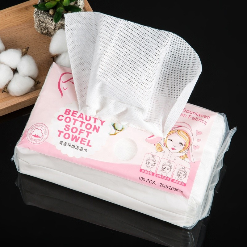 Disposable Ultra Soft 100% Biobased Wholesale Makeup Remover Face Box Towel