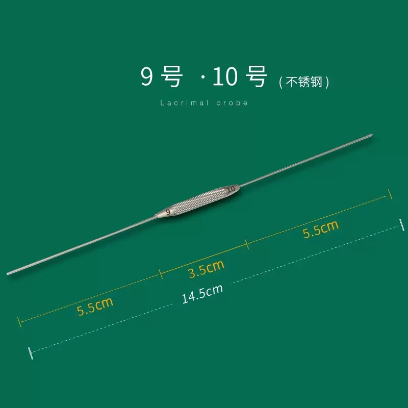 Gold Surgical Instrument Kit with Dual-Ended Design for Eye Procedures