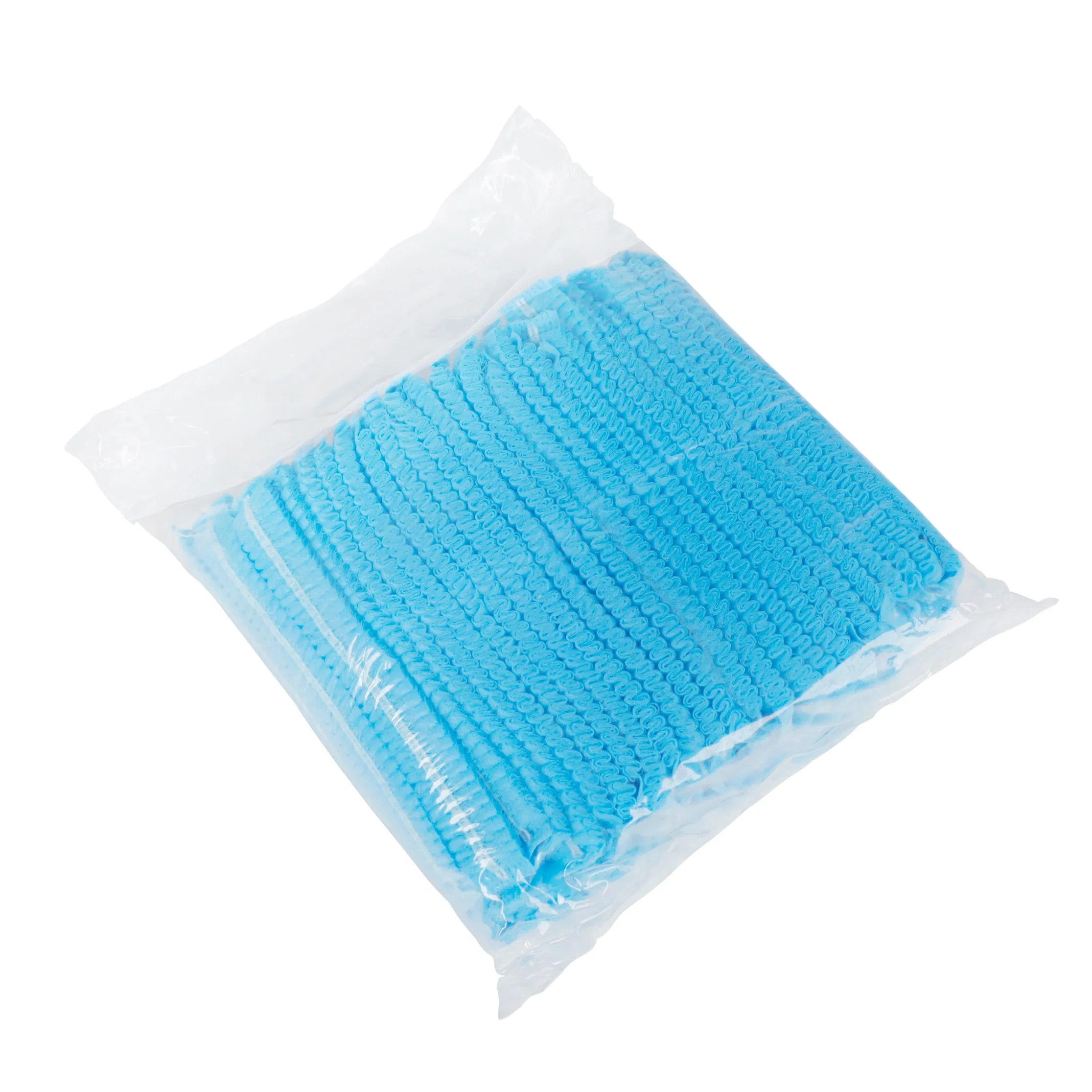 Medical Cap, Disposable Bouffant Caps Hair Net, Spun-Bonded Polypropylene, Non-Woven, Medical, Labs, Nurse, Tattoo, Food Service, Health, Hospital, Blue