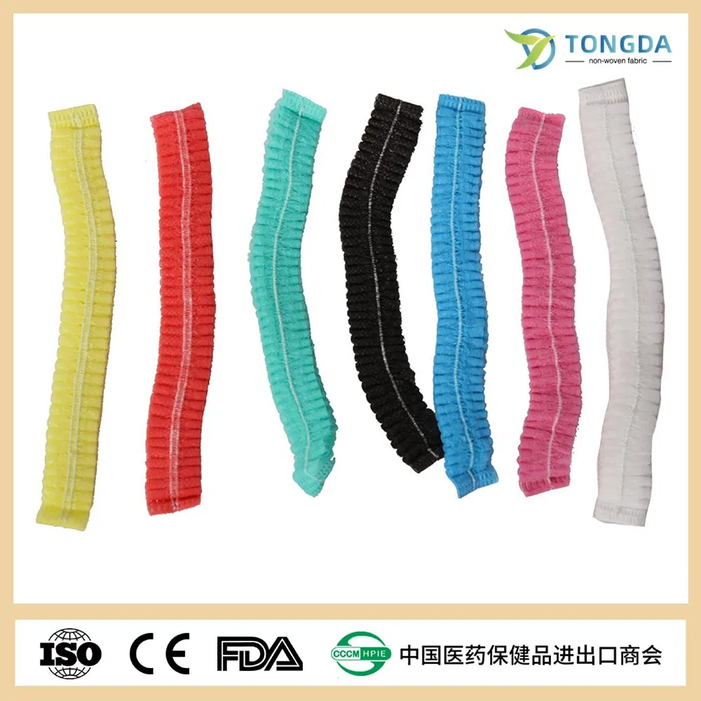 Disposable PP Nonwoven Clip cap/Bouffant Head Cover/Mob Cap/Surgeon Cap