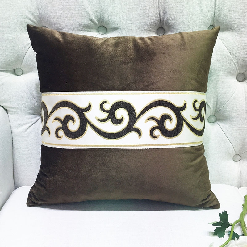 Home Decorative Sofa Cushion Cover Velvet Throw Pillow Covers