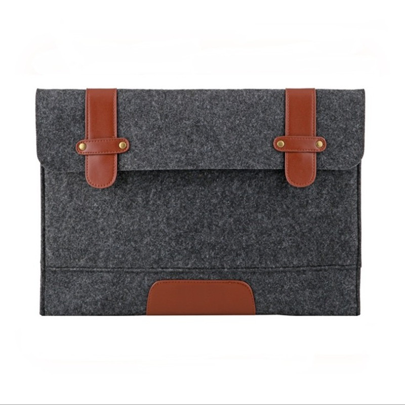Felt MacBook iPad Notebook Computer Laptop Protective Jacket Clutch Tablet Gift Promotion Sleeve Case Pouch Bag Cover