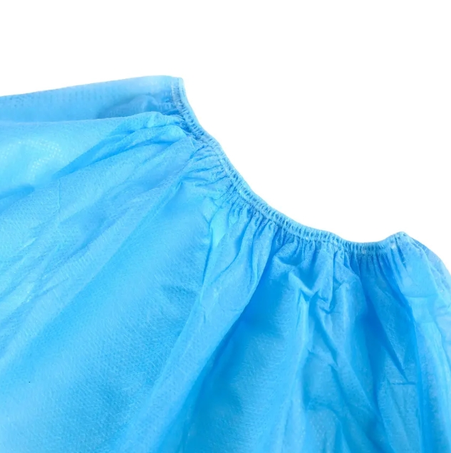 High Quality Protective Shoe Cover Standard Level Blue Disposable Non Woven Shoe Cover