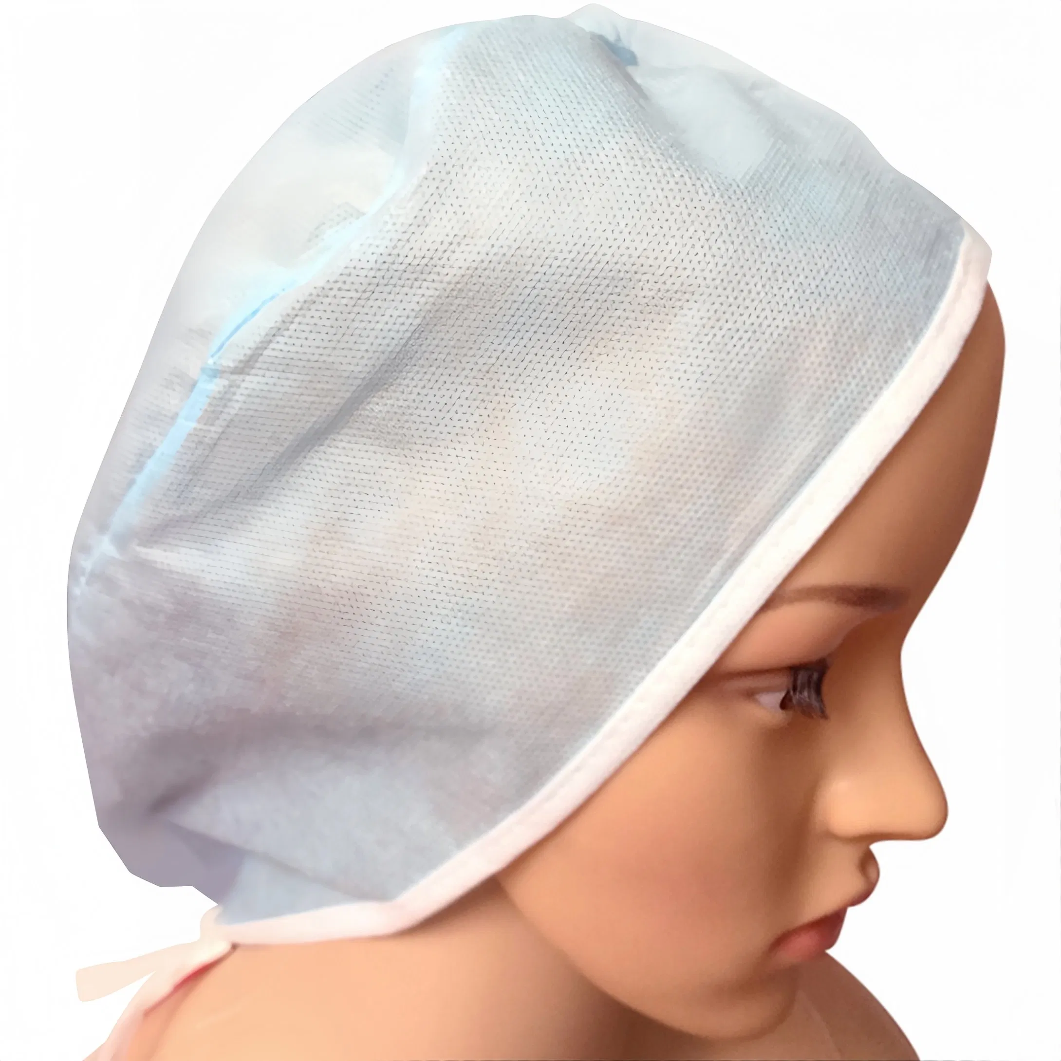 Disposable Non-Woven Hospital Surgical Doctor Surgeon Cap for Doctor Nurse Use