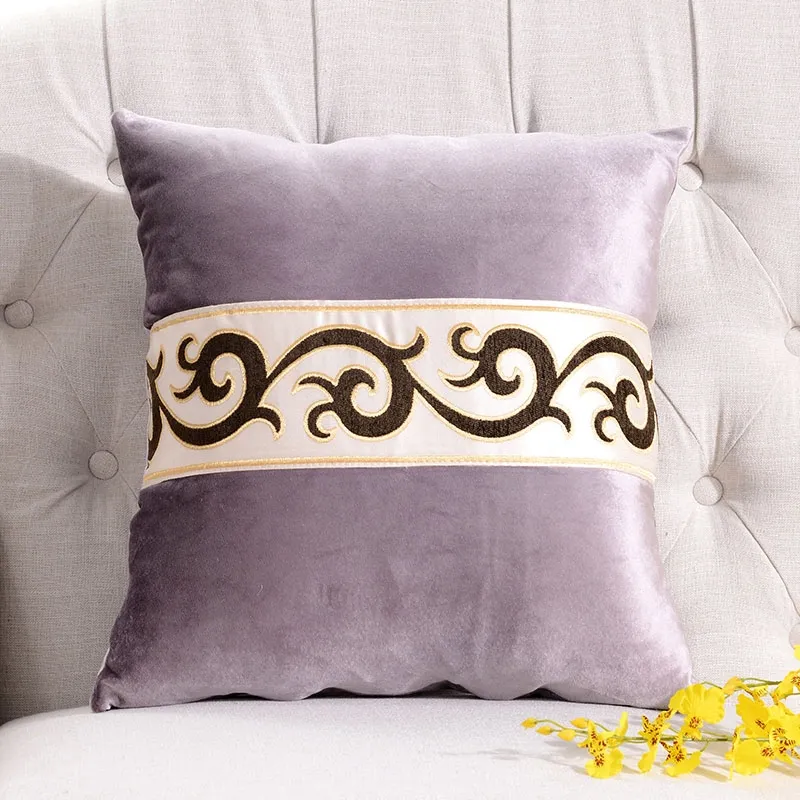 Home Decorative Sofa Cushion Cover Velvet Throw Pillow Covers