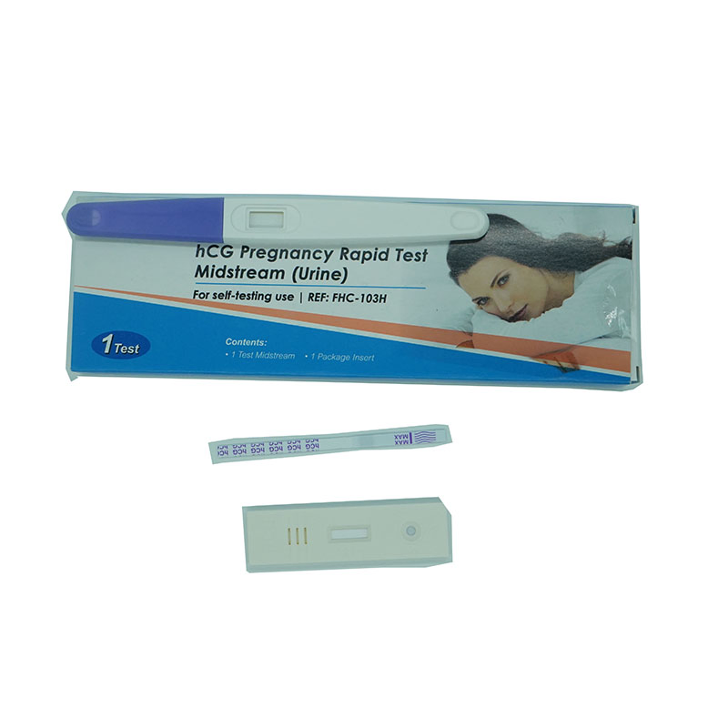 Easy Procedure to Use Self Diagnosis Rapid Read Pregnancy Midstream Test Kits