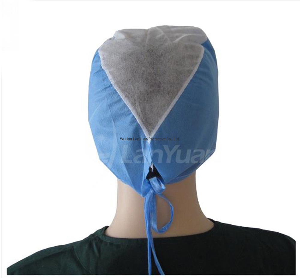 Factory Price Non-Woven Doctor Operating Room Surgeon Hat Surgical Cap