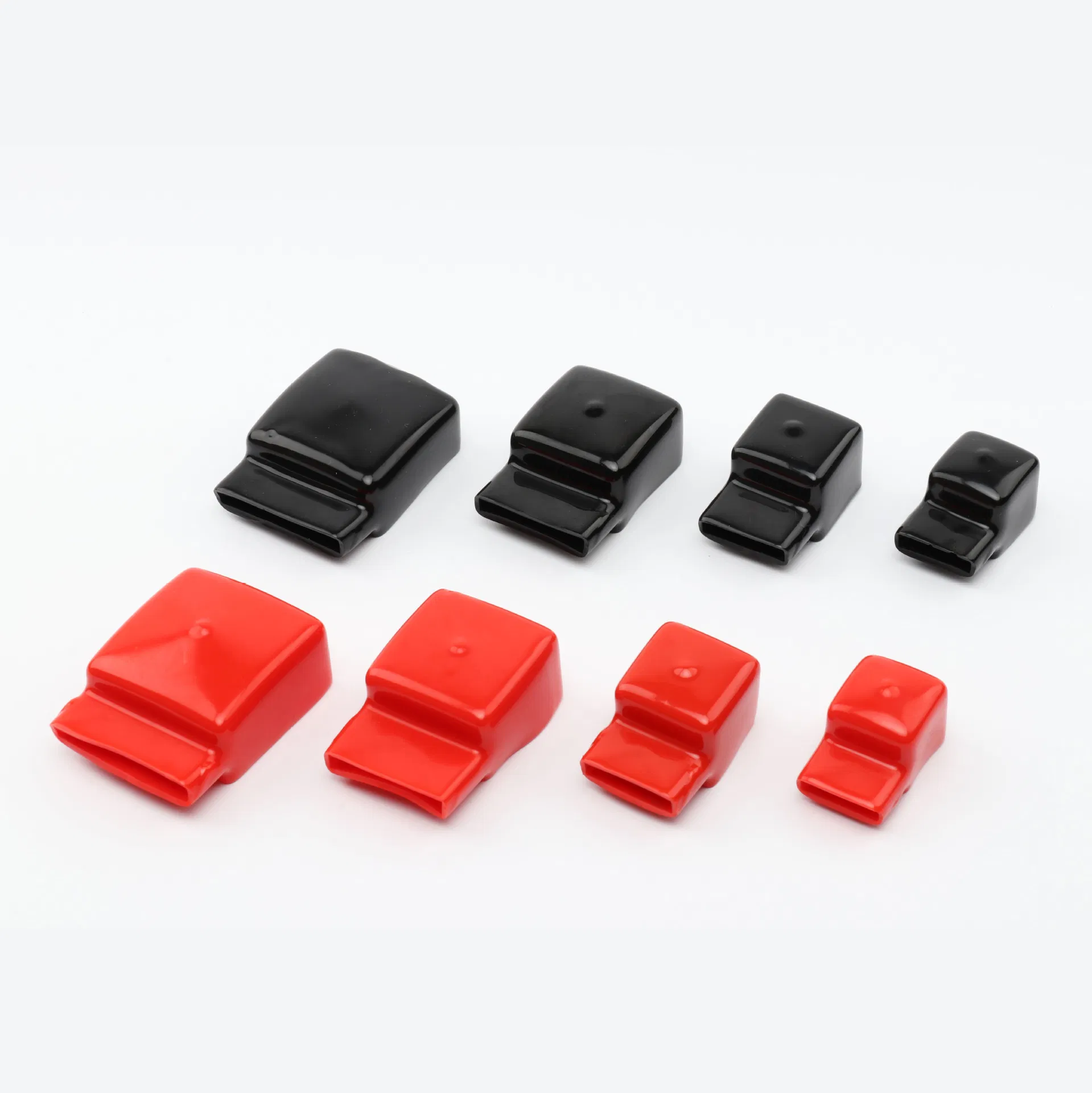 30mm Width Battery Bus Bar Insulation Cap UPS Terminal Lug Rubber Cap Battery Protective Sleeve Square Busbar PVC Plastic Cover Tp30-52