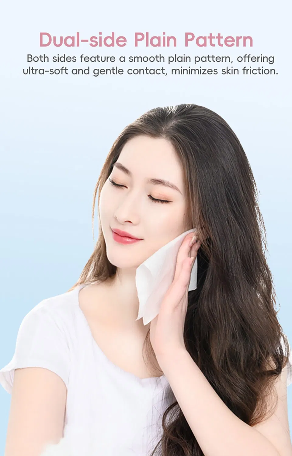 100% Disposable Face Towel for Daily Use