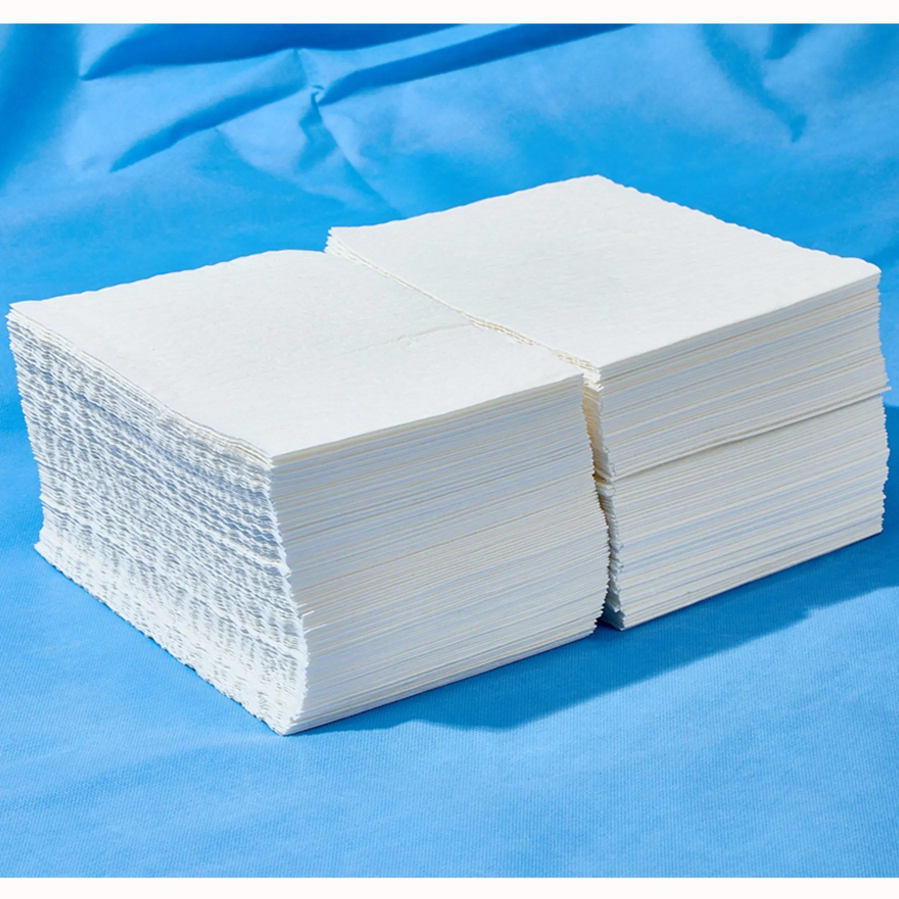 40*40cm/40*50cm 3/4ply Reinforced Paper Towel Disposable Surgical Paper Hand Absorbent Wipes Fluorescent Free Scrim Blotting Towel