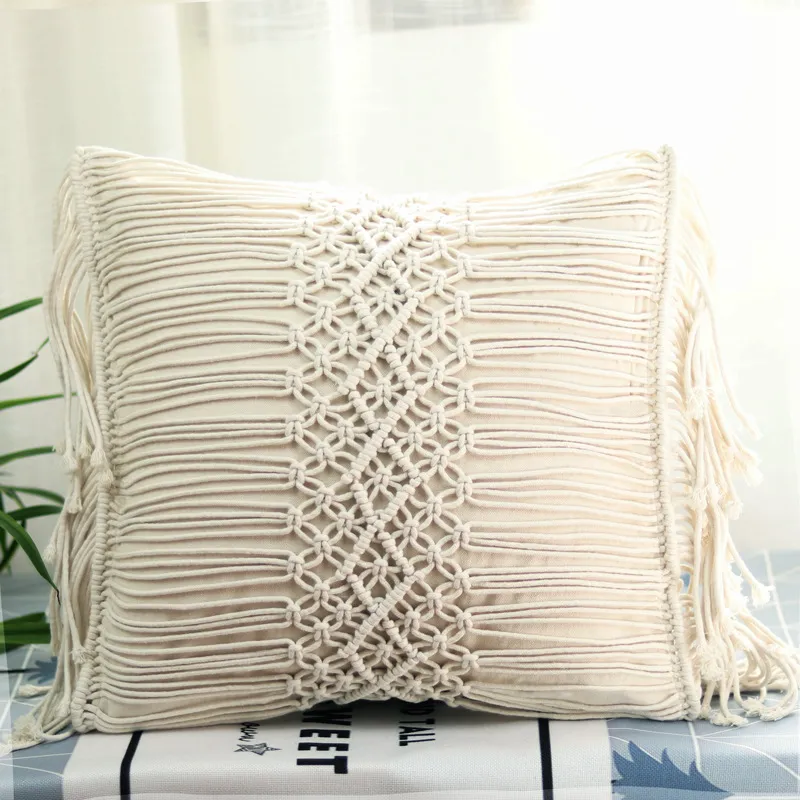 Macrame Pillow Detail 7