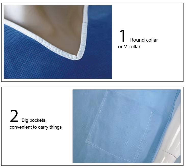 Hospital Disposable Shirts and Pants Scrub Suits for Doctors and Nurses Short Sleeve