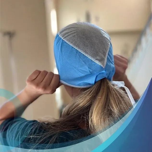 Disposable Non-Woven Hospital Surgical Doctor Surgeon Cap
