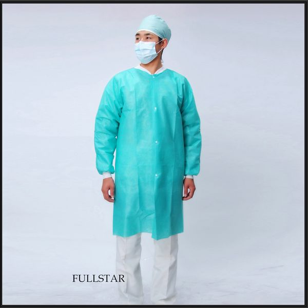 Disposable Medical SMS or Spp Lab Coat High Quality