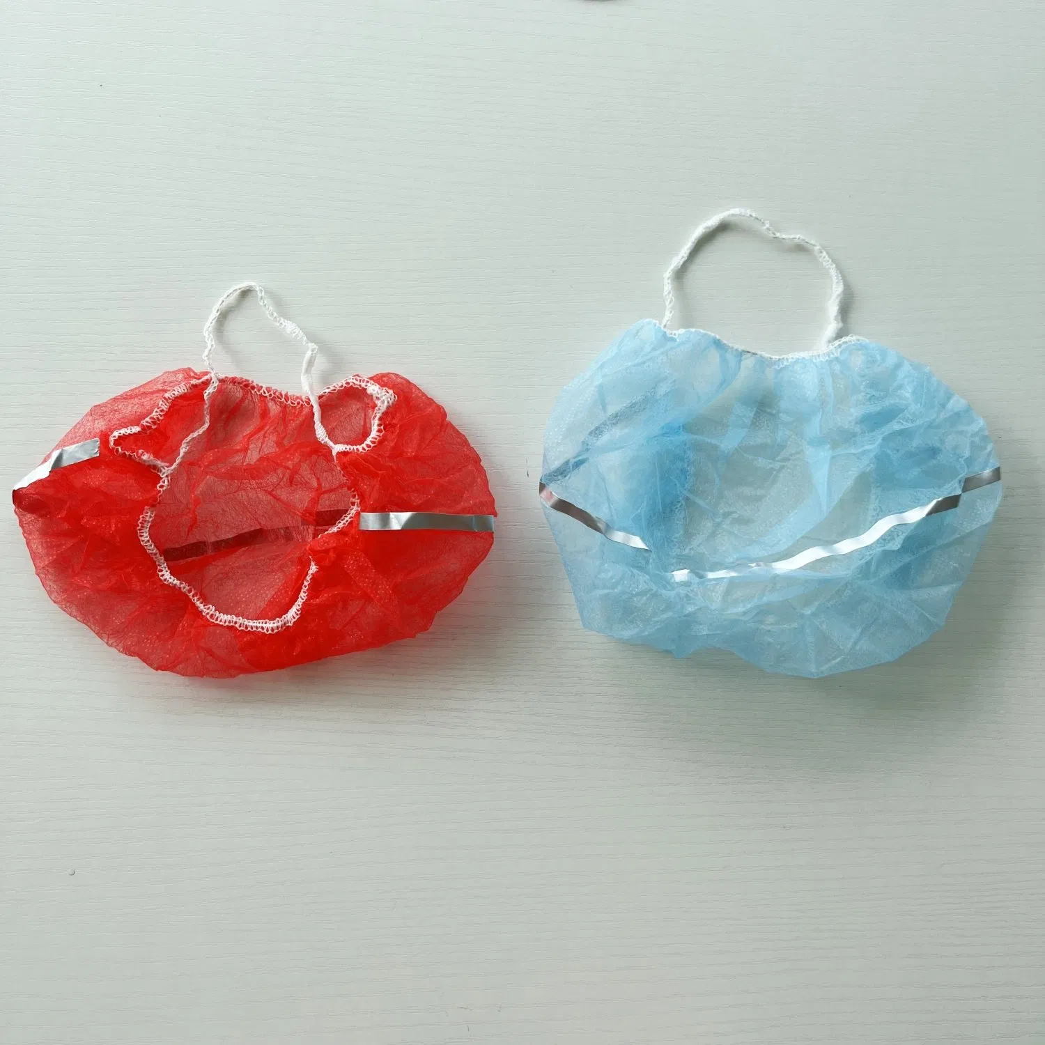 Beard Covers with Metal Detectable Aluminium Foil Strip